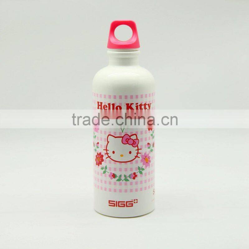 Cute Printing Water Bottle Aluminum Sport Bottle
