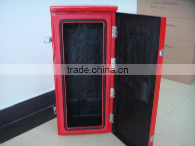GRP housing for single fire extinguisher , IP56, marine grade