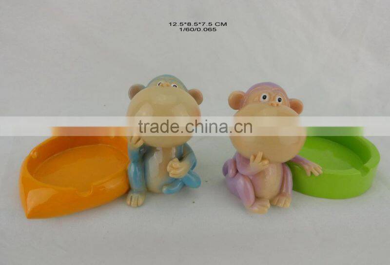 2016 russia promotional gift items polyresin monkey for sale