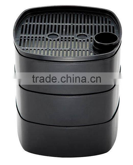 White aquarium water filter fish pond