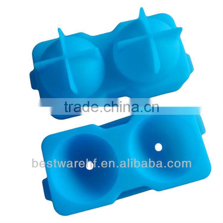 6 cups FDA silicone ice ball mold maker in Shenzhen Guangdong China
