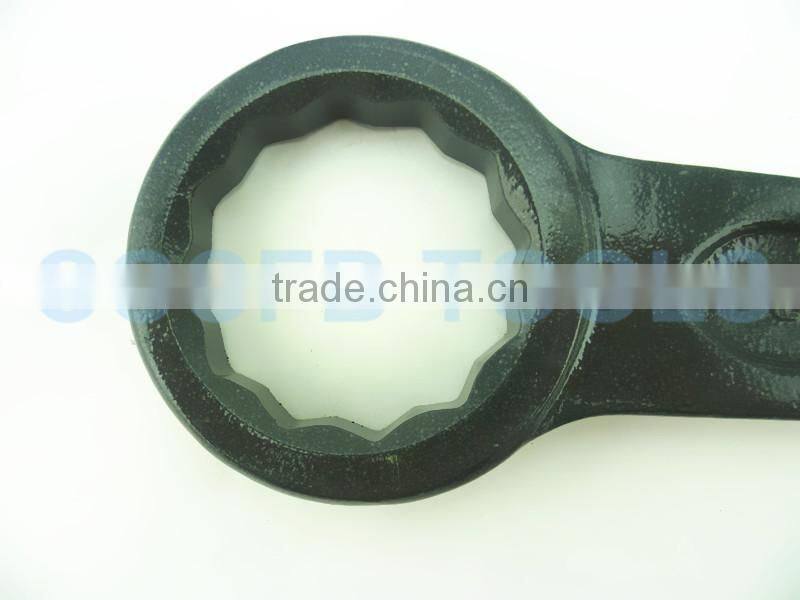 High Quality 45# Steel Slugging Ring Spanner,size 90mm 40 CR Striking Box Wrench,Hammer Ring Spanner