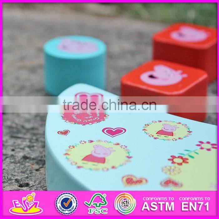 2016 new design educational wooden balance toys for kids W11F066