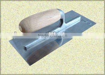 wooden handle carbon steel plastering trowel