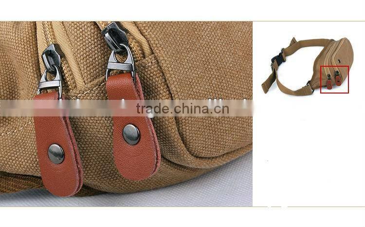 16oz Running Sport Canvas Waist Bag Waist Belt