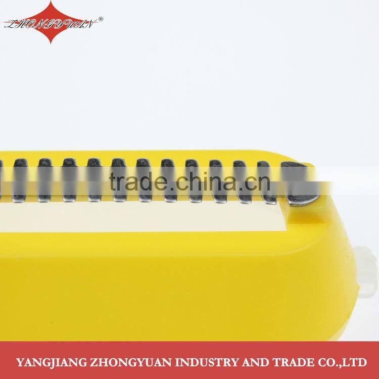 Multipurpose stainless steel fish scale peeler with ABS handle