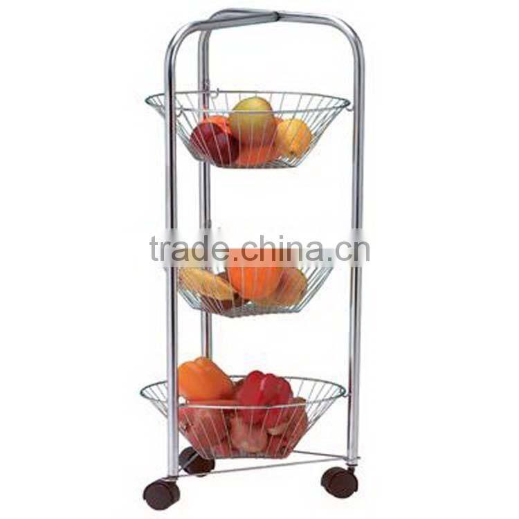 544-66 Metal wire fruit basket for kitchen