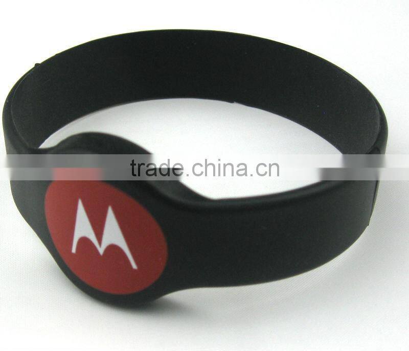 RFID Swimming Pool Silicone Bracelet(LFGB/FDA/CE)