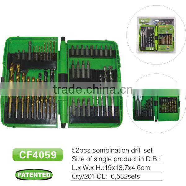 34pcs drill bits for metal and bit set