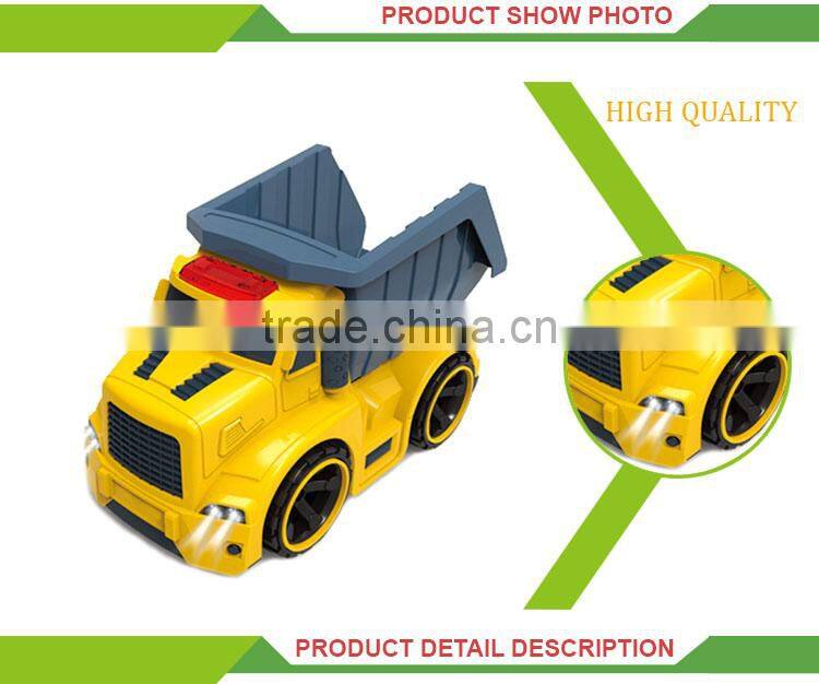Wholesale kids play friction inertia set die cast mini truck toy