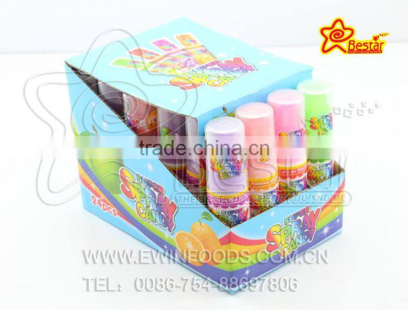 Fruit Flavor Sour Spray Candy Liquid Candy