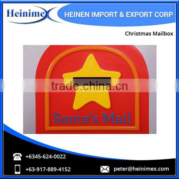 High Quality Red Christmas Mailbox