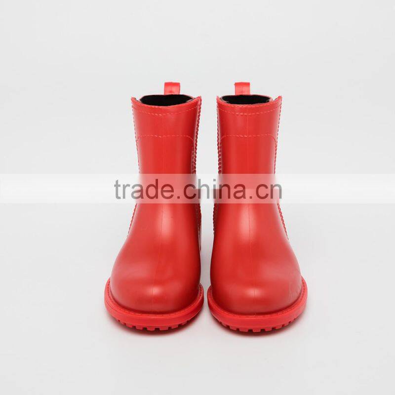 2017 summer autumn ankle matt new rubber rain boots hotsale for girls women