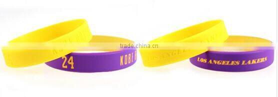 Promotional ink filled silicone bracelet,silicon wristband,slap wristband