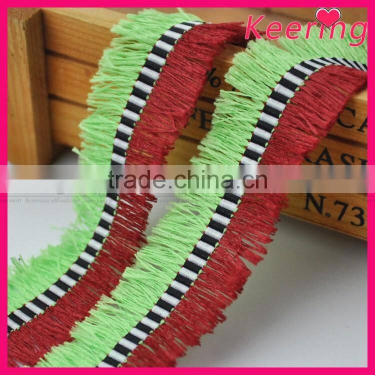 Hot sale tassel fringe trimming for decoration WTPB-195