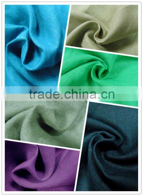 linen and cotton fabric, dyed, fashion fabric linen fabric for clothing