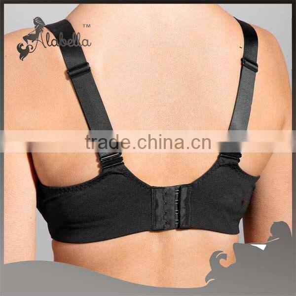 New design black hot selling high quality sports bra for women