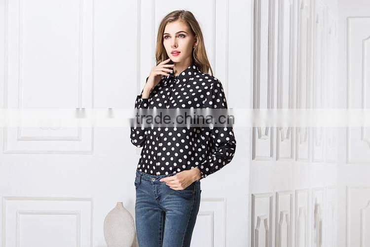 Latest Hot sell european summer 100% Cotton ladies New Design Ladies office t shirt 2015