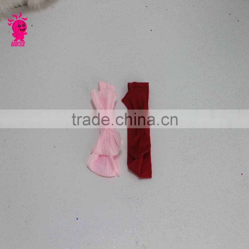 New Baby Girls Toddler Stretch Ear Turban Knot Hairband Rabbit Bow Headbands Headwear Accessories