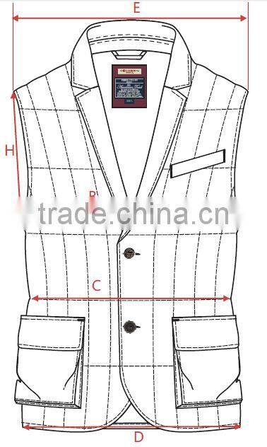 European style sleeveless winter jackets men