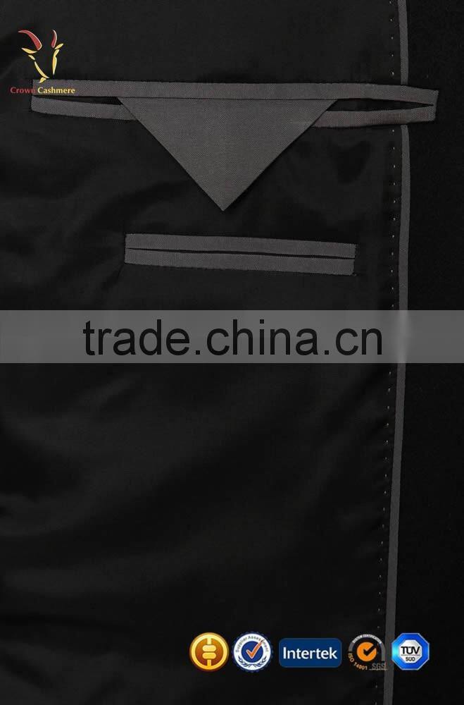 High Neck Men long Plus size winter wool coat,Wool Overcoats for men