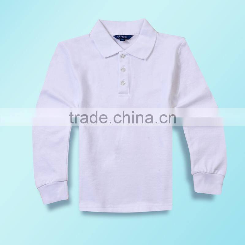 Custom cotton kids soft and thin cotton t shirts,plain polo t shirt children