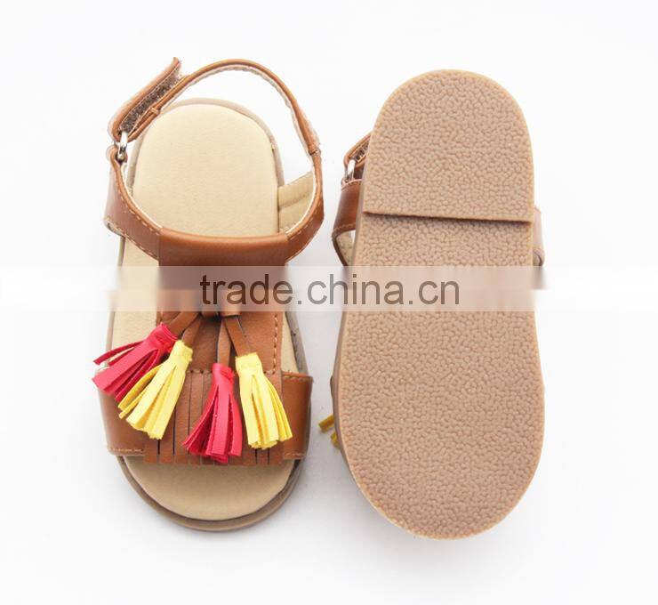 Skidproof rubber fancy lovely shoes kids children sandals