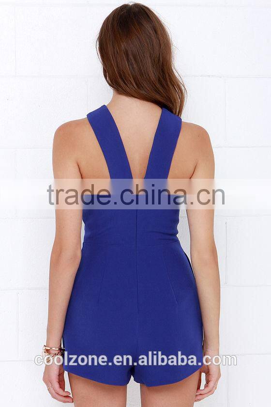 New arrival fashion off shoulder elegant romper bodycon women jumpsuit