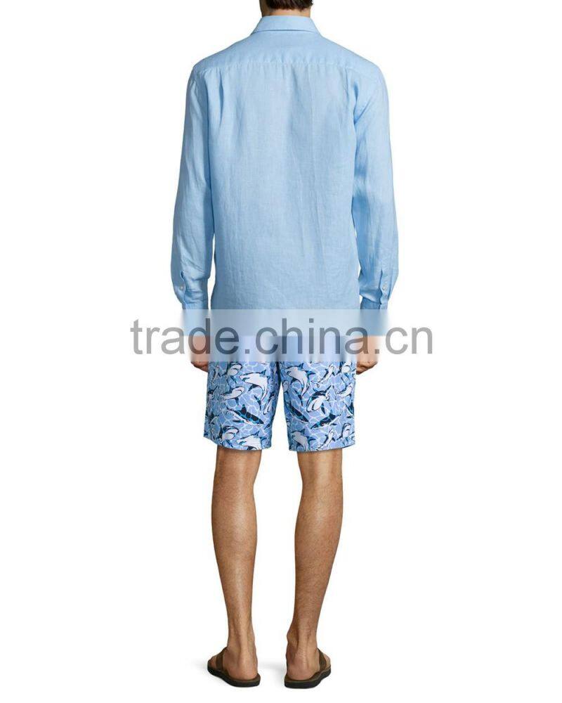 2017 wholesale man fashion Print Swim Trunks beach shorts summer swim sports shorts