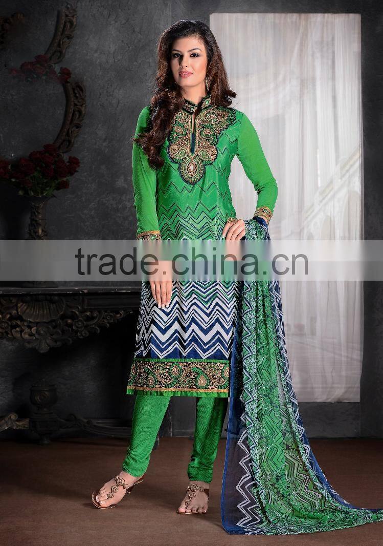 Glamour Beauty Designer Semi Stitch Salwar Kameez Collections