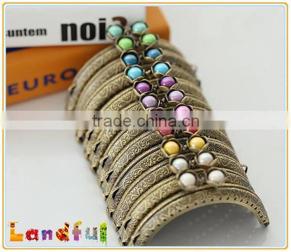 8.5cm High Quality Flower Head DIY Clutch Purse Frame Metal Coin Purse Frame