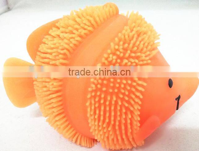 tpr Christmas ornament snowman puffer ball squishy puffer ball bulk