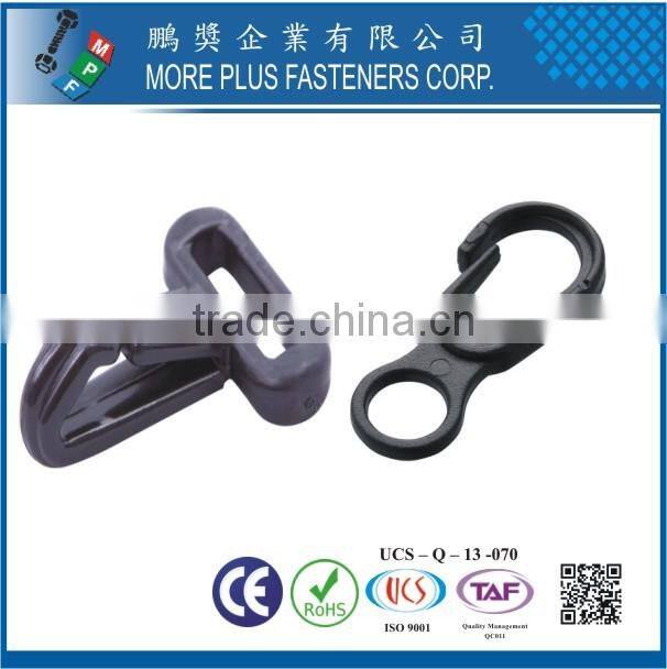 Made in Taiwan Plastic Swivel Mini Snap Hooks