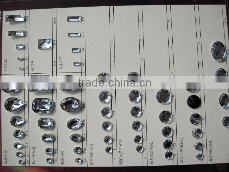 Flat Back Acrylic Rhinestone