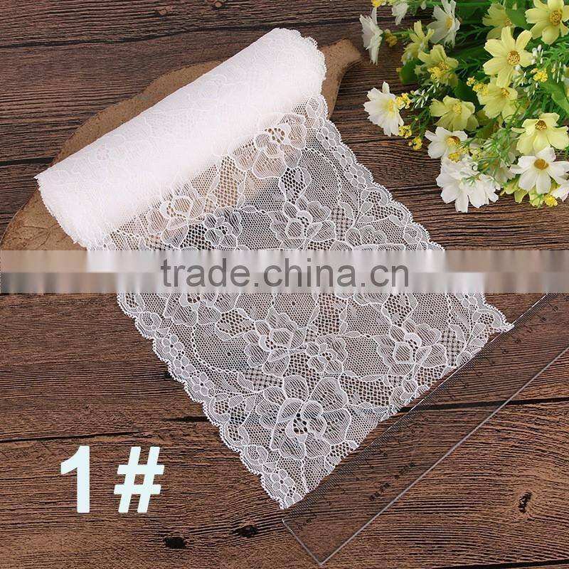 Elastic small wave lace trim