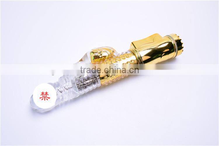 Girls Masturbation Rotating Head Dildo Vibrator Rabbit Sex Toy Massage