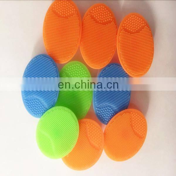 silicone face brush/silicone cleaning face brush/silicone round cleaning brush