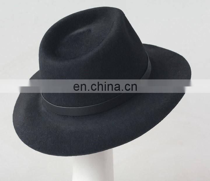 Ladies Formal Fashion Spring Wool Fedora Hat