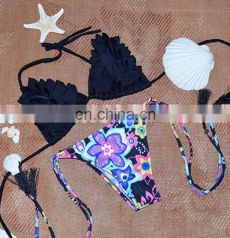whole sale flower summer bikini newly fashion bikini