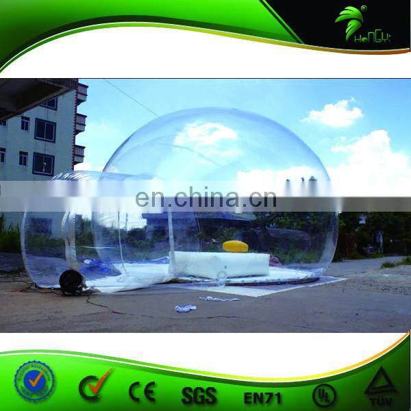 Tent Type Inflatable Bubble Camping Tent / Inflatable Clear Party Dome Tent / Inflatable Transparent Bubble Tent