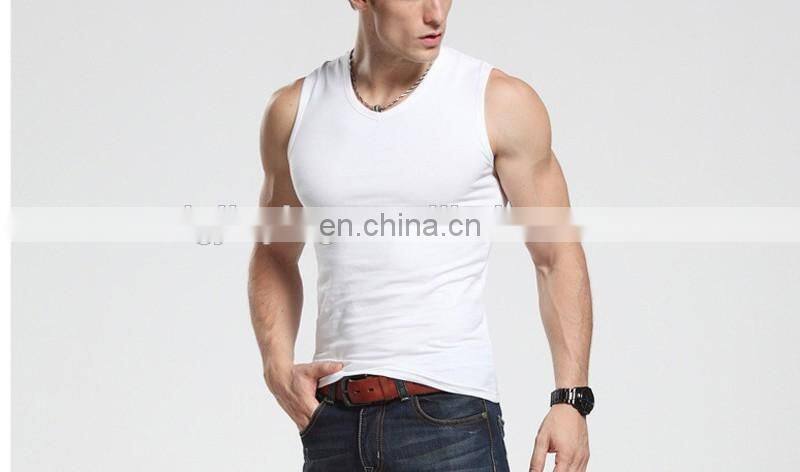 Summer Style Tank Tops Men Undershirt 2016 High Quality Mens Vest Bodybuliding Gym Singlets Sleeveless Fitness Apparel