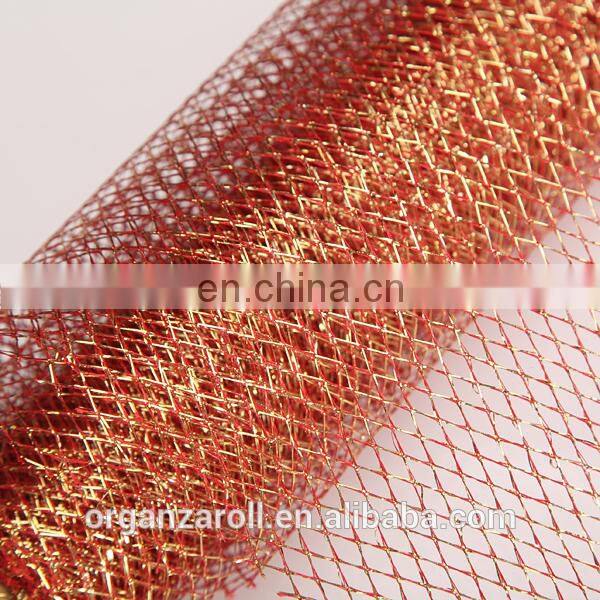 Wholesale price 100% nylon tulle organza fabric rolls
