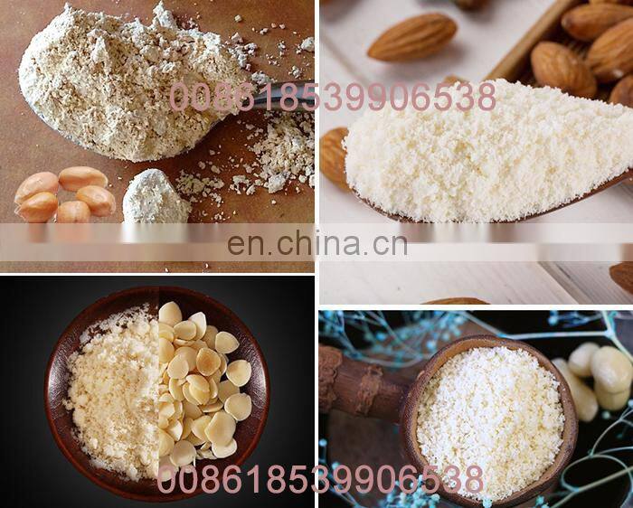 Stainless Steel Peanut Flour Powder Milling Almond Milling Machine