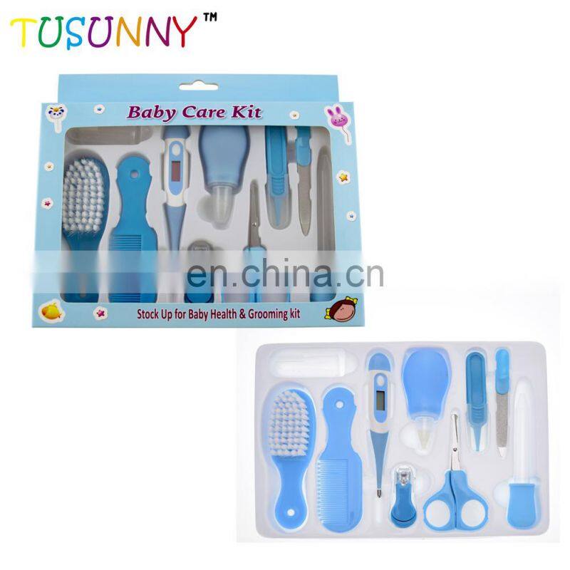 Colorful Baby Health And Grooming Kit Travel Portable Baby Care Grooming Kit