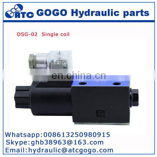 DSG02 2B Good quality DSG series high pressure Solenoid coil valve for hydraulic station