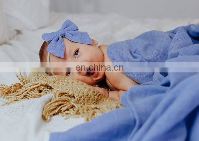 Premium Cotton 2 layer Muslin Baby blanket for newborn baby swaddle blankets