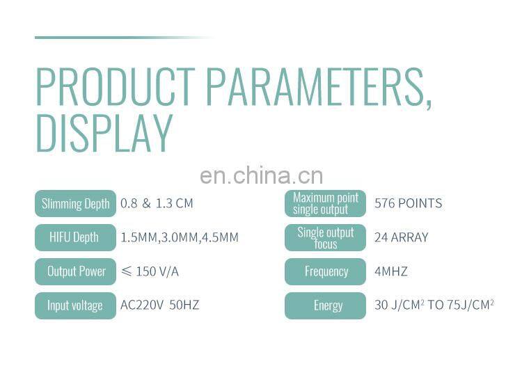 2 in 1 Anti-wrinkle portable Hifu Machine Wrinkle Removal / ultrasonic beauty machine for body