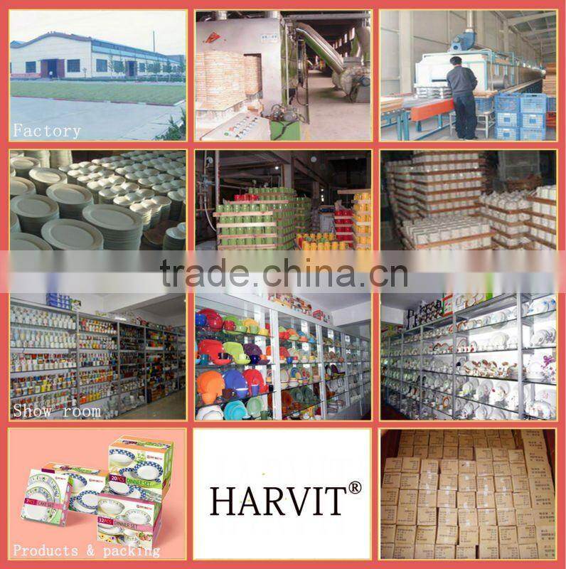 47pcs S shape porcelain dinnerware