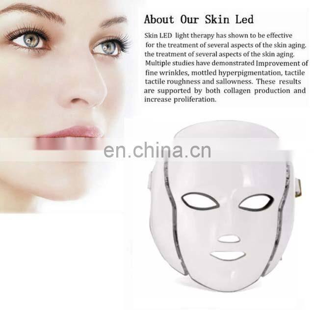 7 Color Lights Led Face Rejuvenation therapy Mask Facial Mask