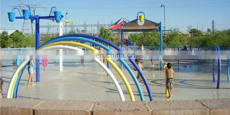 customized Design residential splash pad zone water play equipment